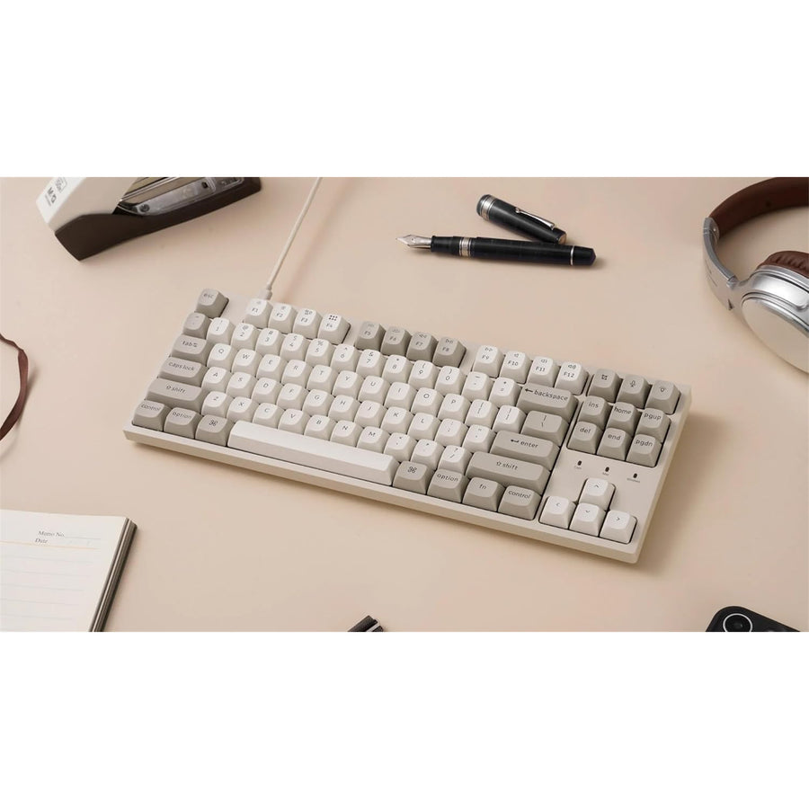 Keychron C1 Pro 8K QMK Wired RGB Backlight (Hot-Swappable) Keychron Super BROWN Switch Custom Mechanical Keyboard