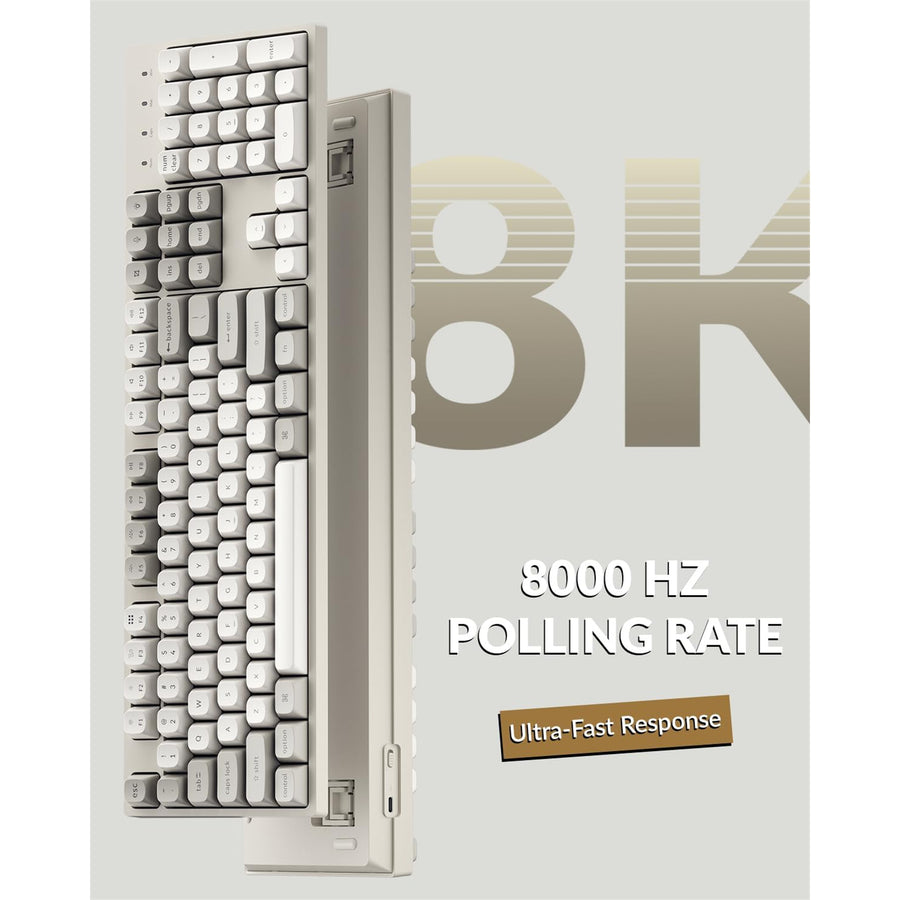 Keychron C2 Pro 8K QMK Wired RGB Backlight (Hot-Swappable) Keychron Super BROWN Switch Custom Mechanical Keyboard