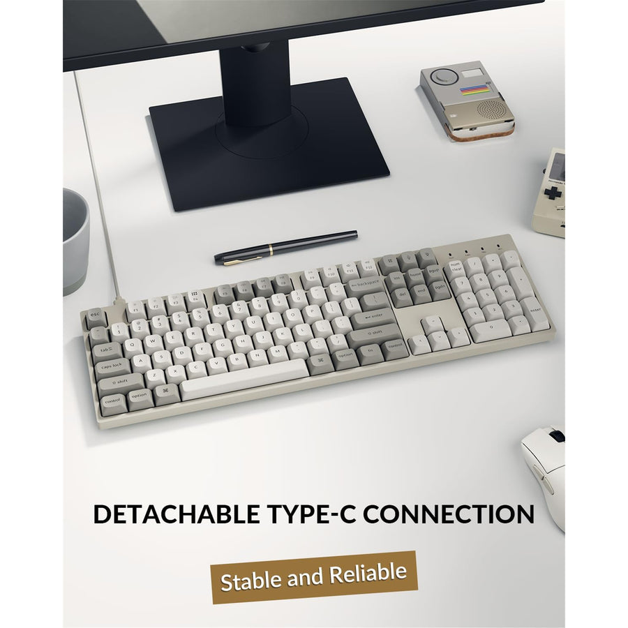 Keychron C2 Pro 8K QMK Wired RGB Backlight (Hot-Swappable) Keychron Super BANANA Switch Custom Mechanical Keyboard