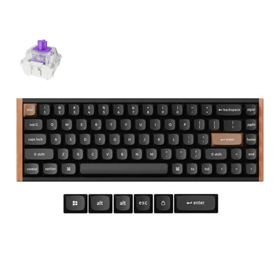 Keychron K6 HE Wireless Special Edition Black Gateron Double-Rail Magnetic Nebula Switch Keyboard