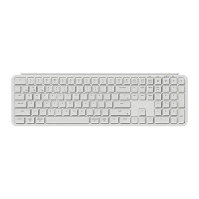 Keychron B6P-K8 B6 Pro 10% Ultra-Slim Wireless Keyboard - Ivory White