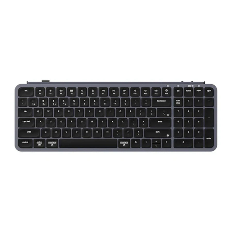 Keychron B2 Pro Ultra-Slim Wireless Keyboard - Space Gray