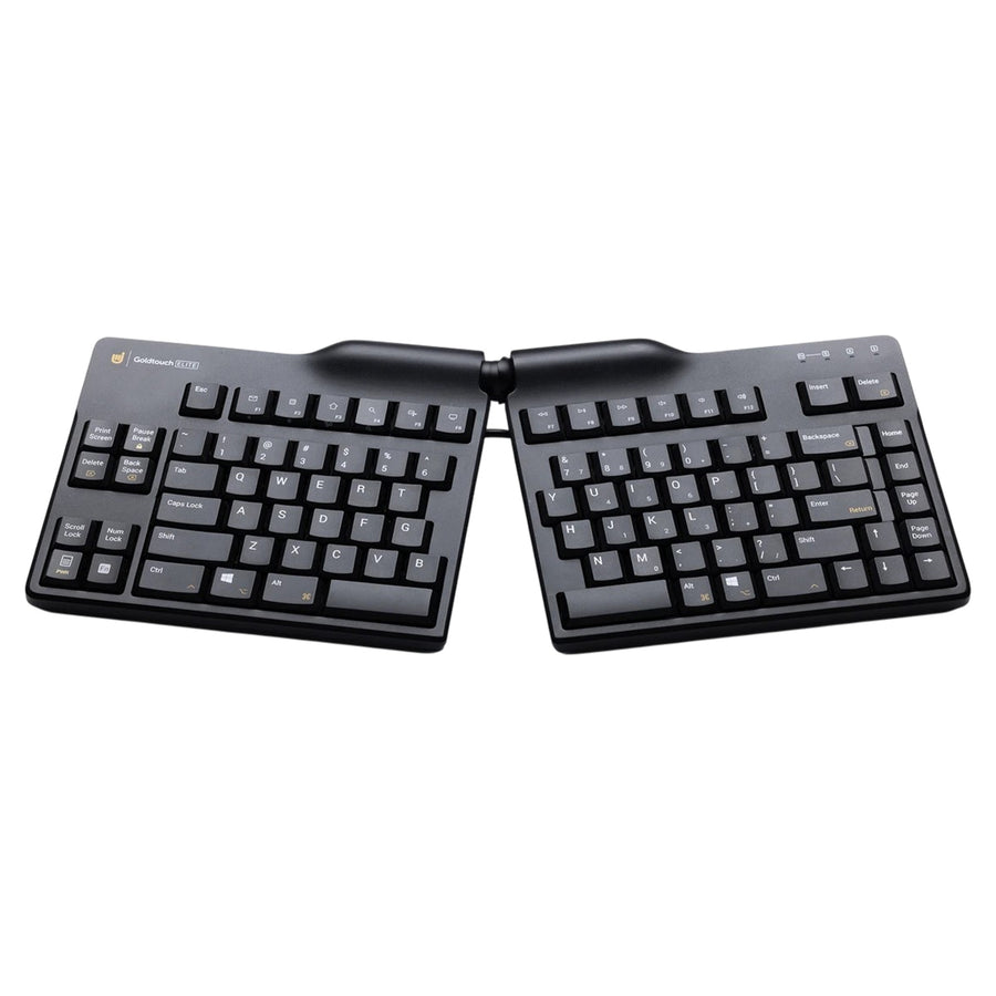 22CGE - KEYBOARD WIRED  ELITE  A SHAPE  GOLDTOUCH