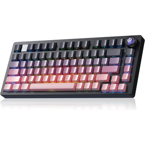 LEOBOG Hi75c PRO 75% Tri-mode Mechanical Keyboard  - Black Pink