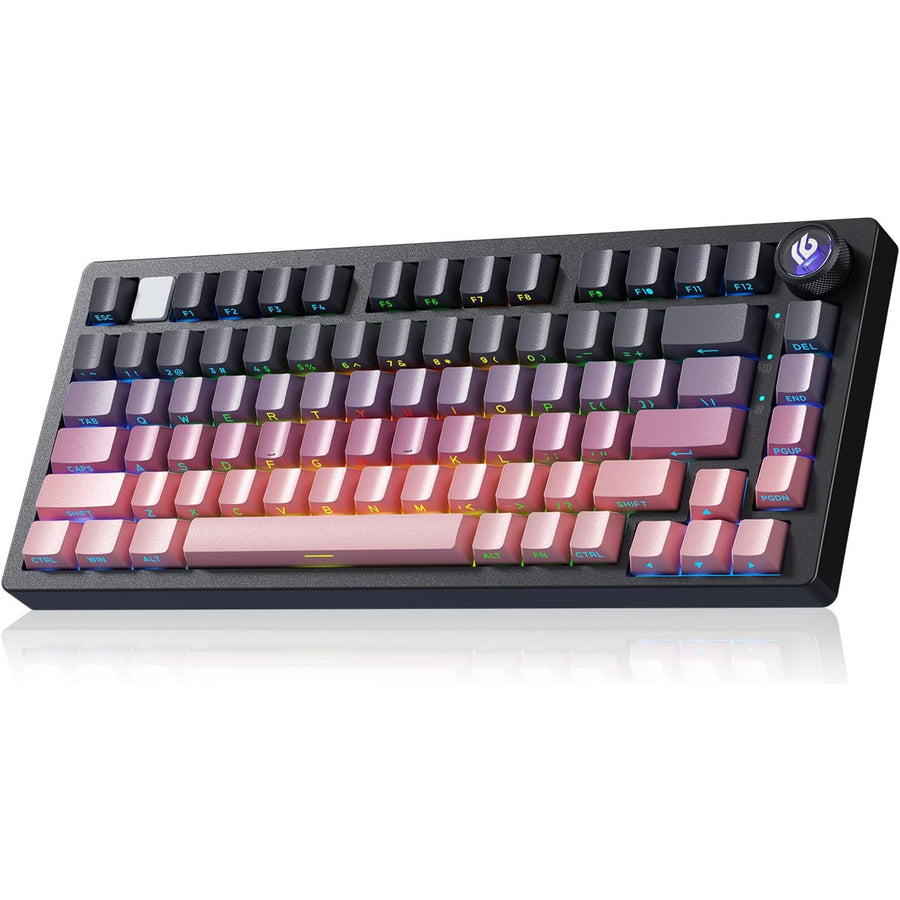 LEOBOG Hi75c PRO 75% Tri-mode Mechanical Keyboard  - Black Pink