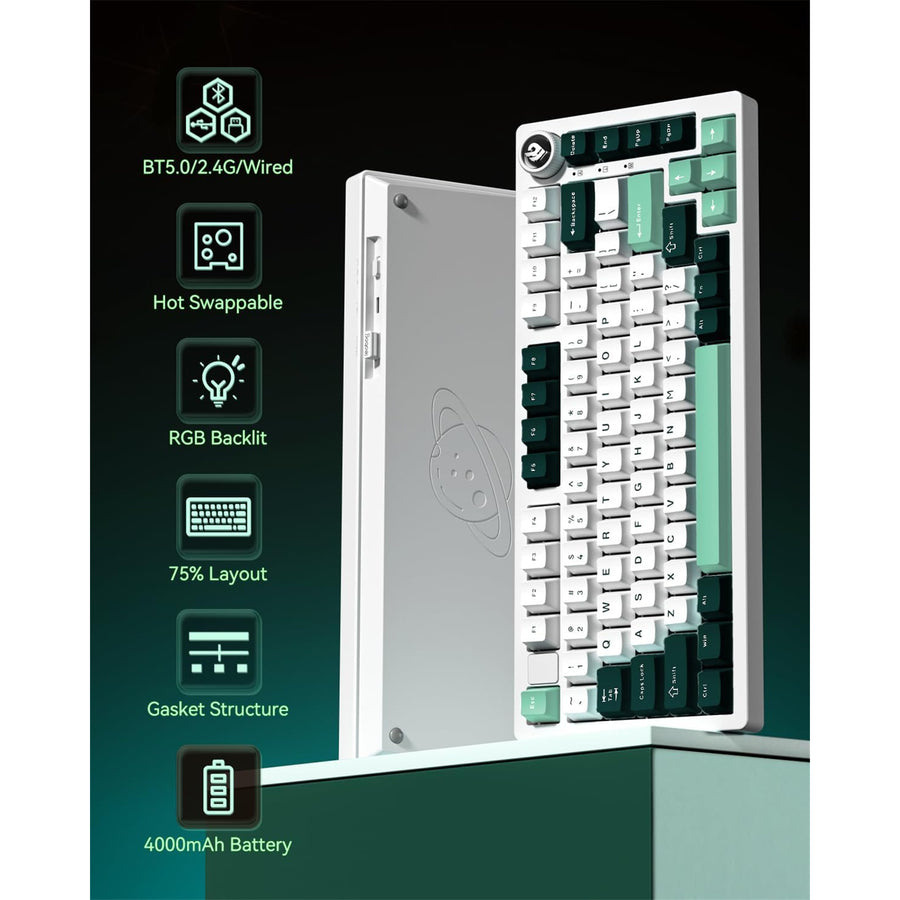 LEOBOG Hi75c PRO 75% Tri-mode Mechanical Keyboard  - Astronaut