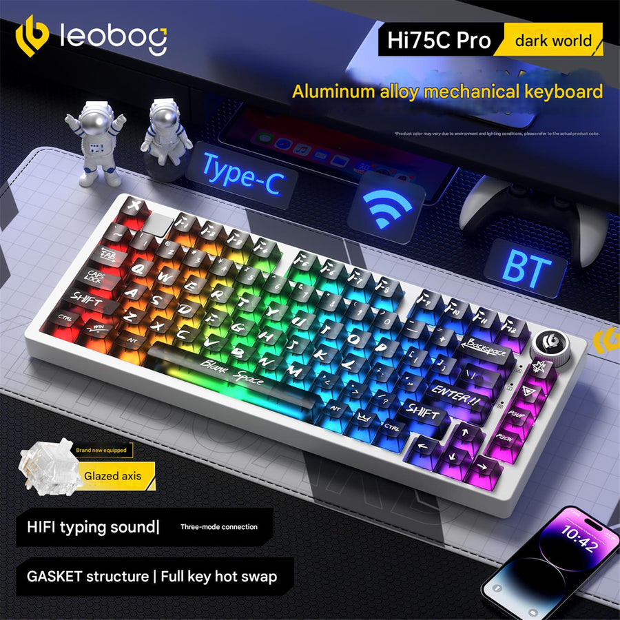 LEOBOG Hi75c PRO 75% Tri-mode Mechanical Keyboard  - Black Space