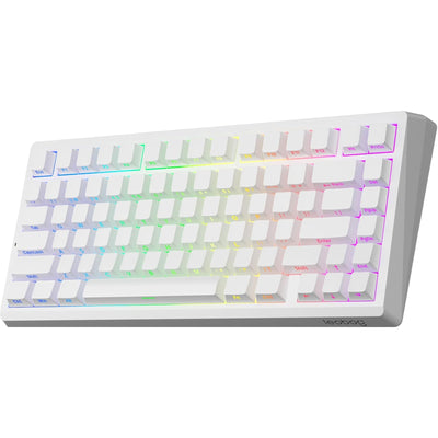 LEOBOG A80RT HE Wired Gaming Keyboard - White