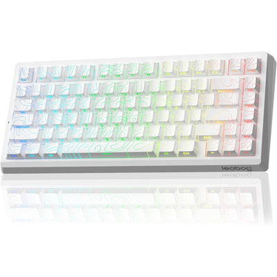 LEOBOG A80RT HE Wireless Gaming Keyboard - White