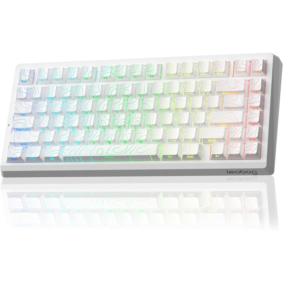 LEOBOG A80RT HE Wireless Gaming Keyboard - White
