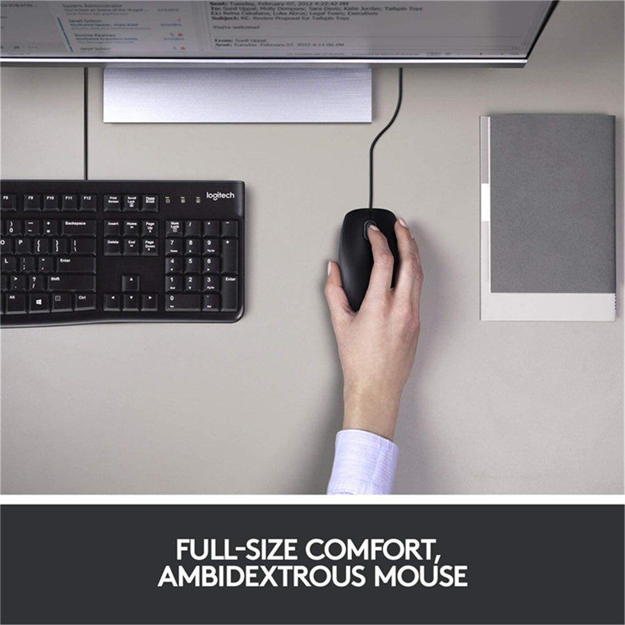 Logitech 920-002586 - MK120 CORDED USB DESKTOP
