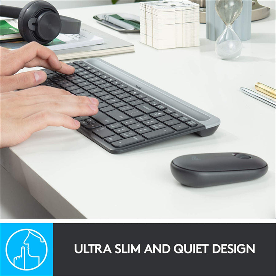 Logitech 920-009182 - MK470 SLIM WIRELESS COMBO - BLACK