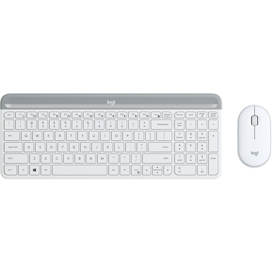 Logitech 920-009183 - MK470 SLIM WIRELESS COMBO - WHITE