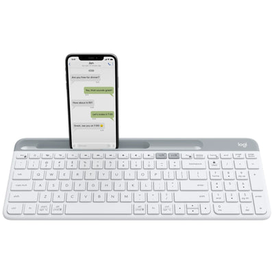 Logitech 920-009211 - K580 SLIM WIRELESS KBOARD-OFF WHITE
