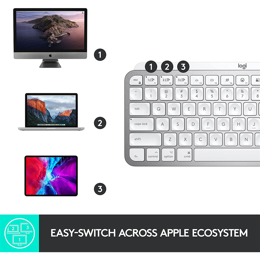 Logitech 920-010528 - MX KEYS MINI WIRELESS KEYBOARD - MAC