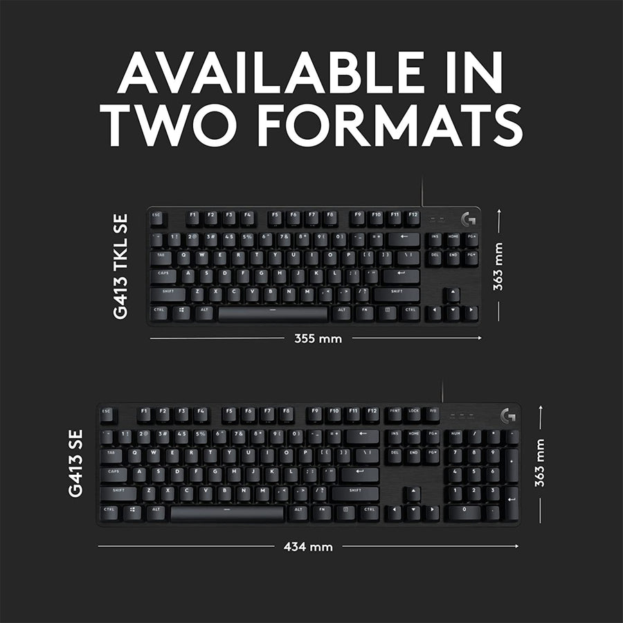 Logitech G413 TKL SE MECHANICAL GAMING KEYBOARD