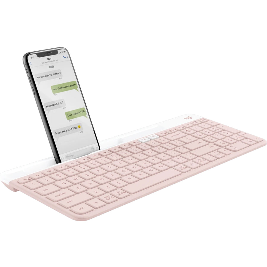Logitech K580 Multi-Device Wireless Keyboard - Rose