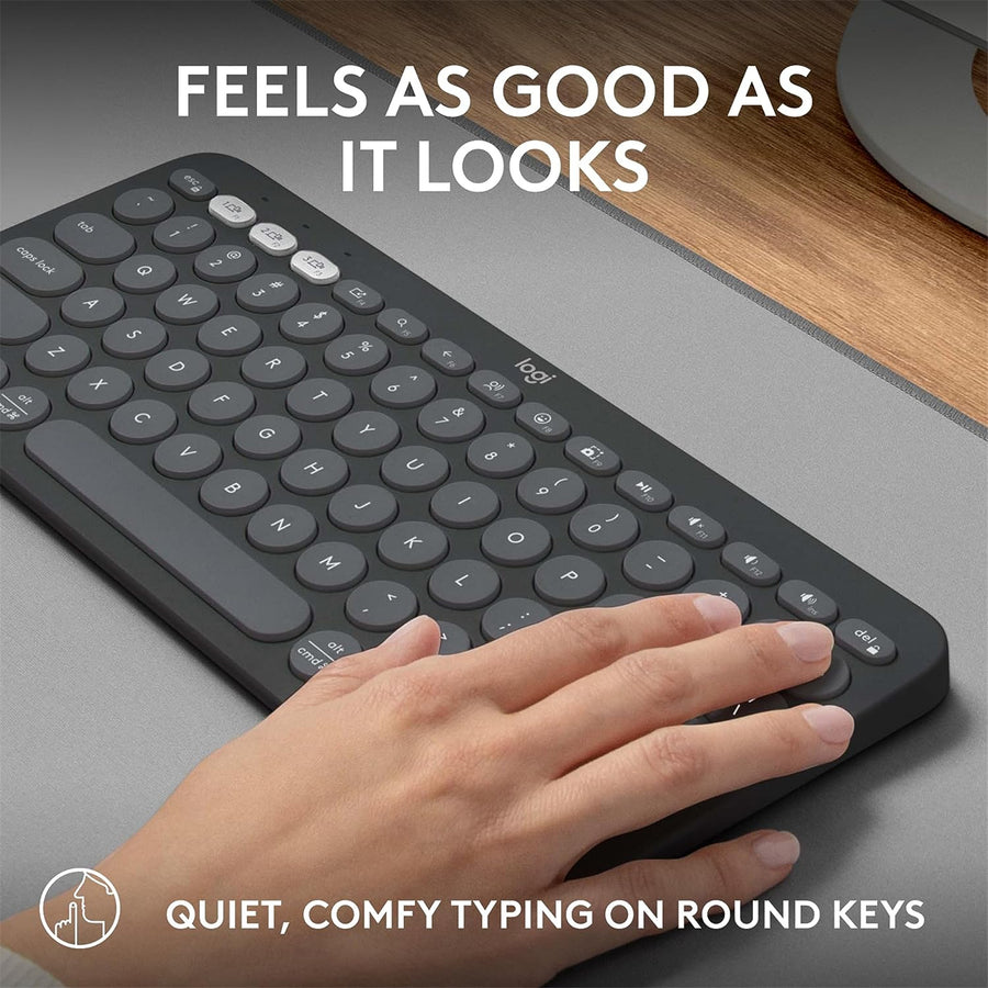 Logitech 920-011754 - PEBBLE KEYS 2 K380S - TONAL OFF WHITE