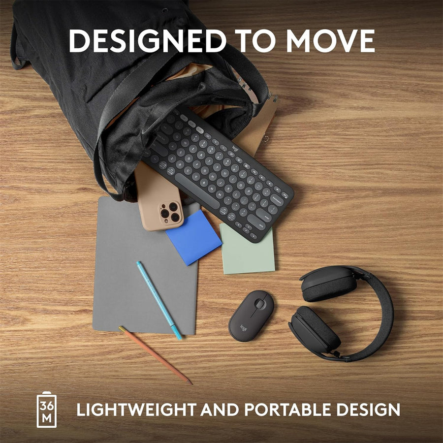 Logitech 920-011755 - PEBBLE KEYS 2 K380S - TONAL ROSE