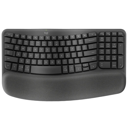 WAVE KEYS WLESS ERGONOMIC KB - GRAPHITE
