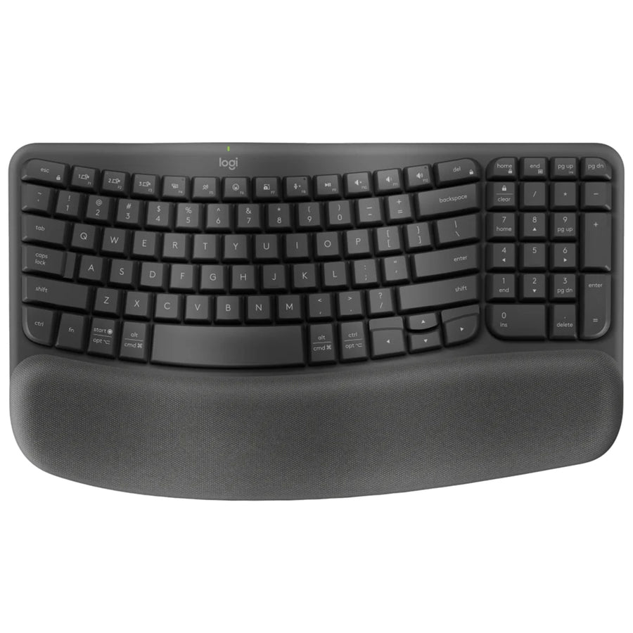 WAVE KEYS WLESS ERGONOMIC KB - GRAPHITE