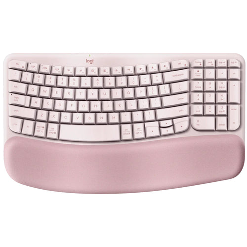 Wave Keys Wireless Ergonomic Keybrd Rose
