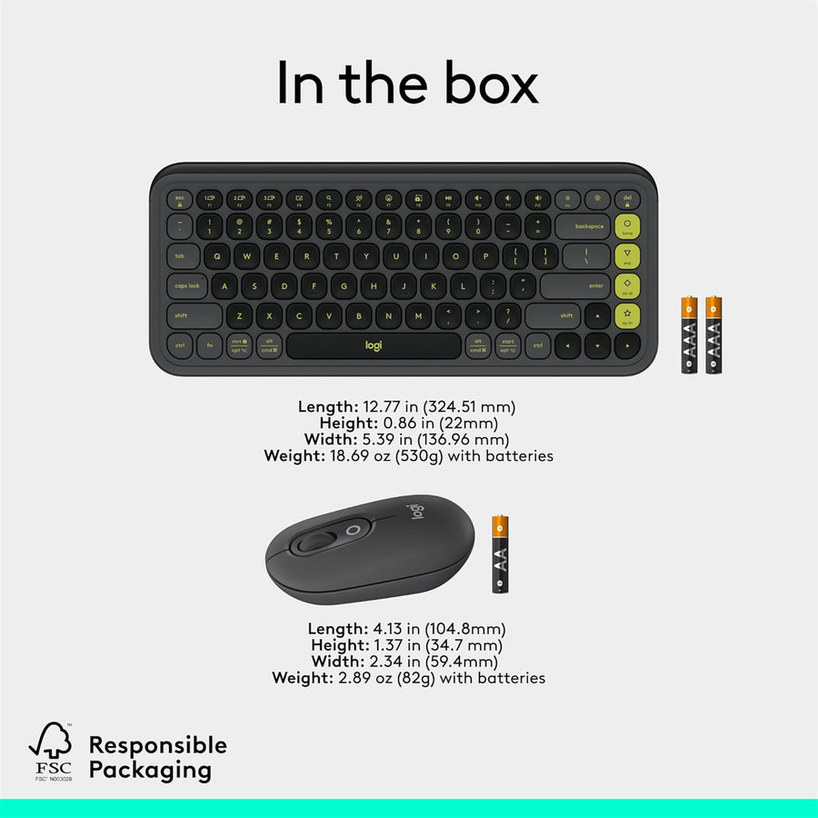 920-013121 - Logitech POP ICON Combo - GRAPHITE