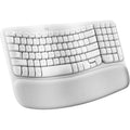 Logitech Wave Keys Wireless Ergonomic Keyboard For Mac - Off White — image 1