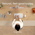 Logitech Wave Keys Wireless Ergonomic Keyboard For Mac - Off White — image 3