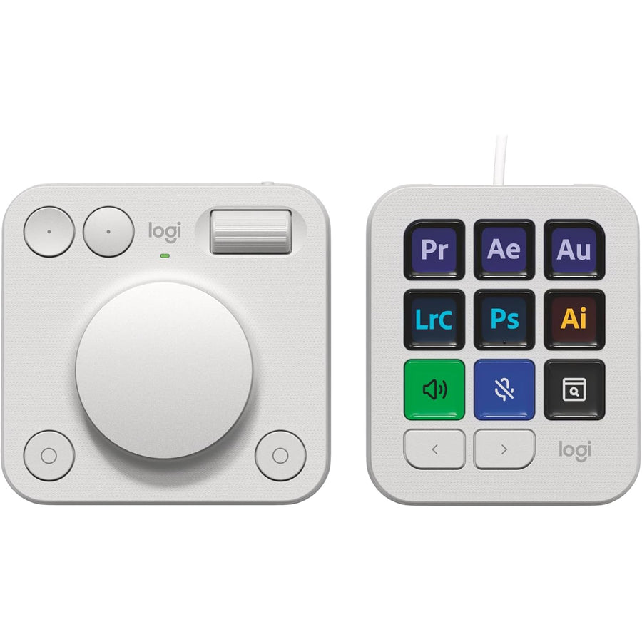 920-012661 - Logitech MX Creative Console - Pale Grey