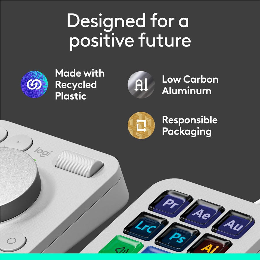 920-012661 - Logitech MX Creative Console - Pale Grey