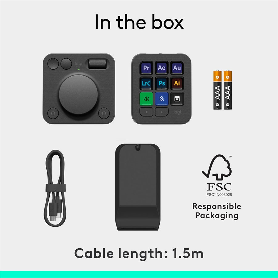 920-012660 - Logitech MX Creative Console - Graphite