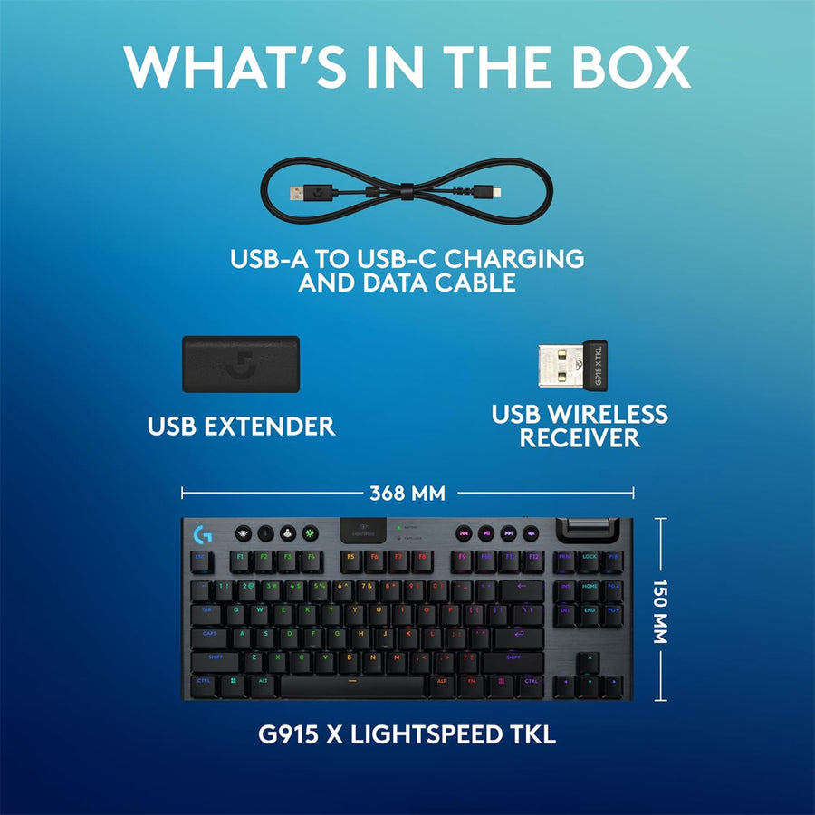 Astro 920-012726 - G915 TKL X TACTILE BLACK