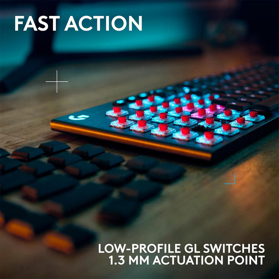 Logitech G915 X LIGHTSYNC Wireless RGB Mechanical Gaming Keyboard - Black