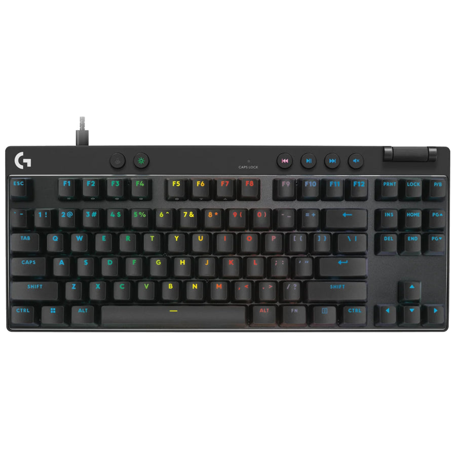 Logitech G Pro X TKL Rapid Analog Gaming Keyboard - Black