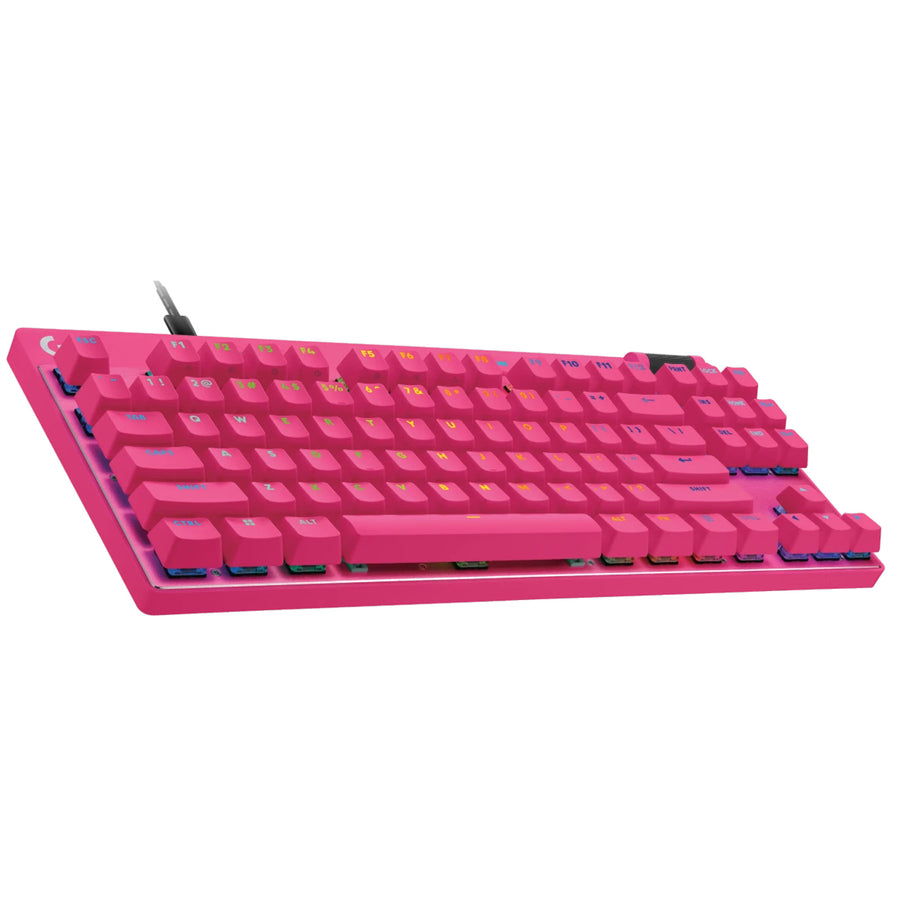 Logitech G Pro X TKL Rapid Analog Gaming Keyboard - Magenta