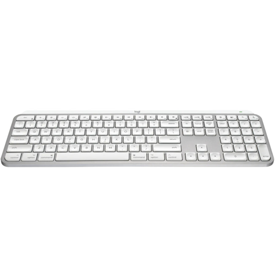 Logitech MX Keys S For Mac Advanced Wireless Illuminated Keyboard - Pale Grey