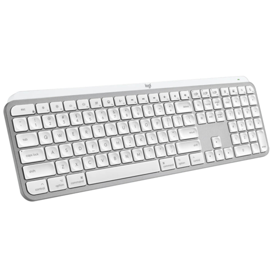 Logitech MX Keys S For Mac Advanced Wireless Illuminated Keyboard - Pale Grey