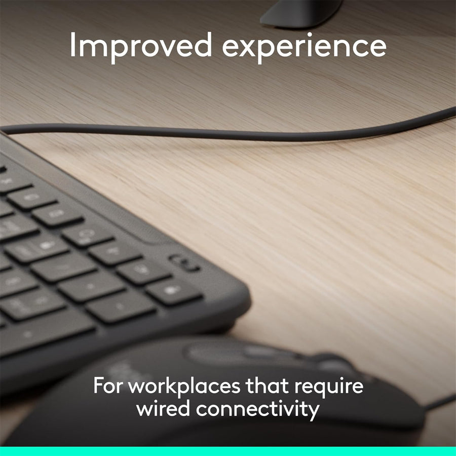 920-013351 - Logitech MK620 Signature Slim USB-C Wired Combo for Business