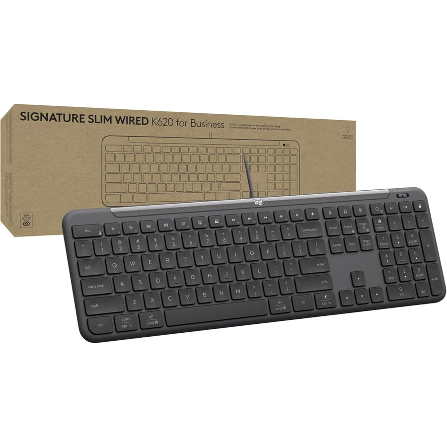 Logitech 920-013335 - K620 WIRED KEYBOARD FOR BUS - GRAPHITE