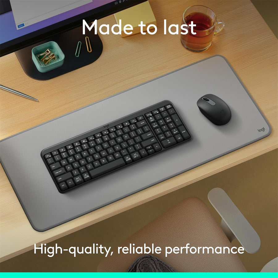 Logitech MK250 Bluetooth Desktop Keyboard & Mouse Combo - Graphite