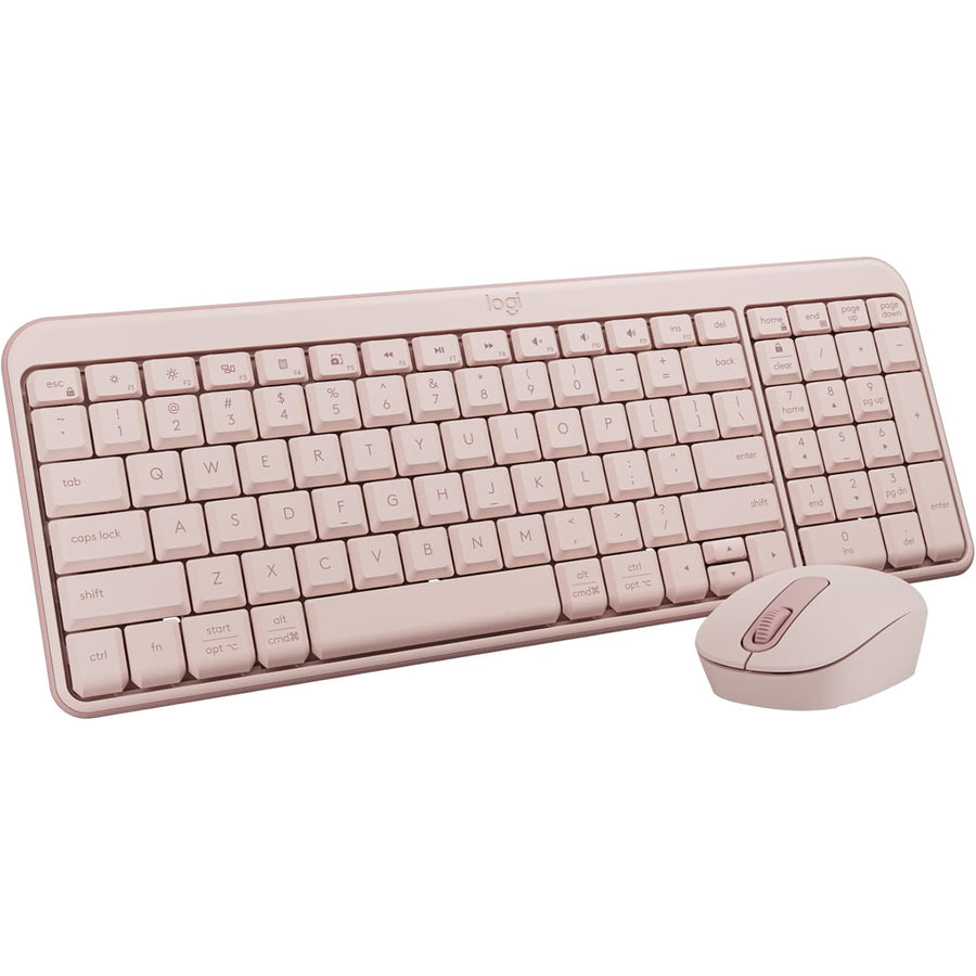 Logitech MK250 Bluetooth Desktop Keyboard & Mouse Combo - Rose