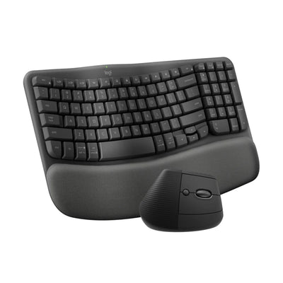 920-013639 - Logitech Wave Keys Wireless Ergonomic keyboard & LIFT Combo