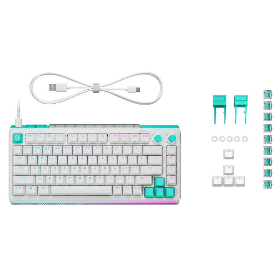 Logitech G512 X 75  TMR Analog / Mechanical Gaming Keyboard - White