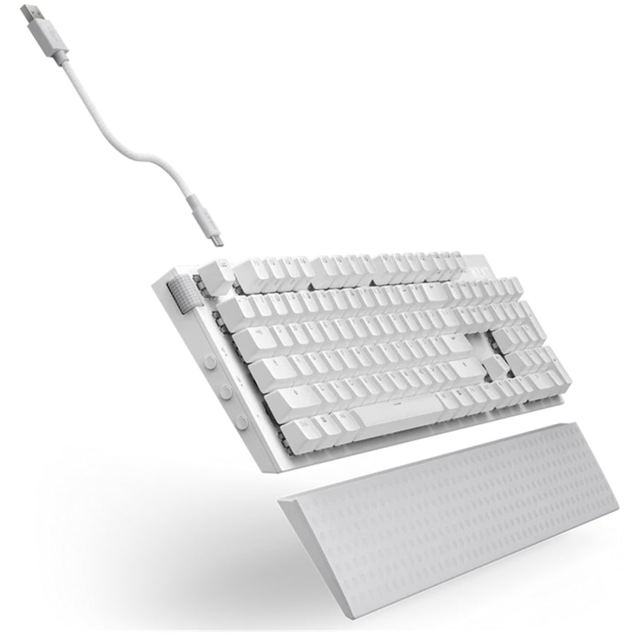 NZXT Function 2  Full Size Optical Gaming Keyboard - White