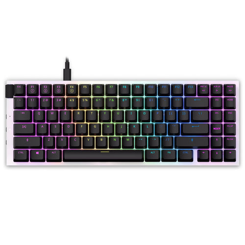 NZXT  MiniTKL  Compact Mechanical Keyboard - White Colour