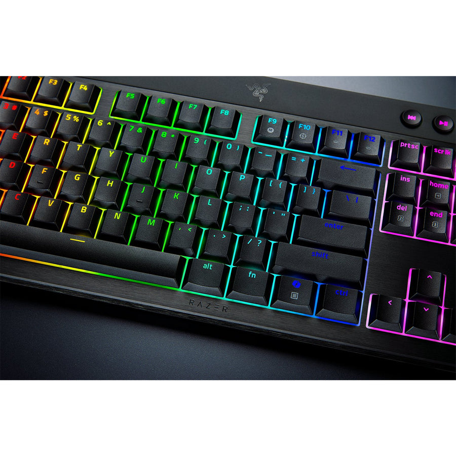RZ03-05270100-R3M1 - RAZER BLACKWIDOW V4 LOW-PROFILE HYPERSPEED - WIRELESS LOW-PROFILE MECHANICAL GAMING KEYBOARD (GREEN CLICKY SWITCH) - US LAYOUT - FRML