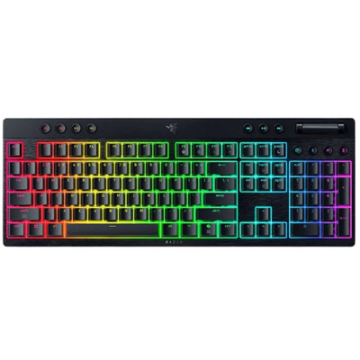 Razer BlackWidow v4 Low-profile Wireless Mechanical Gaming Keyboard - Razer Yellow Linear Switch