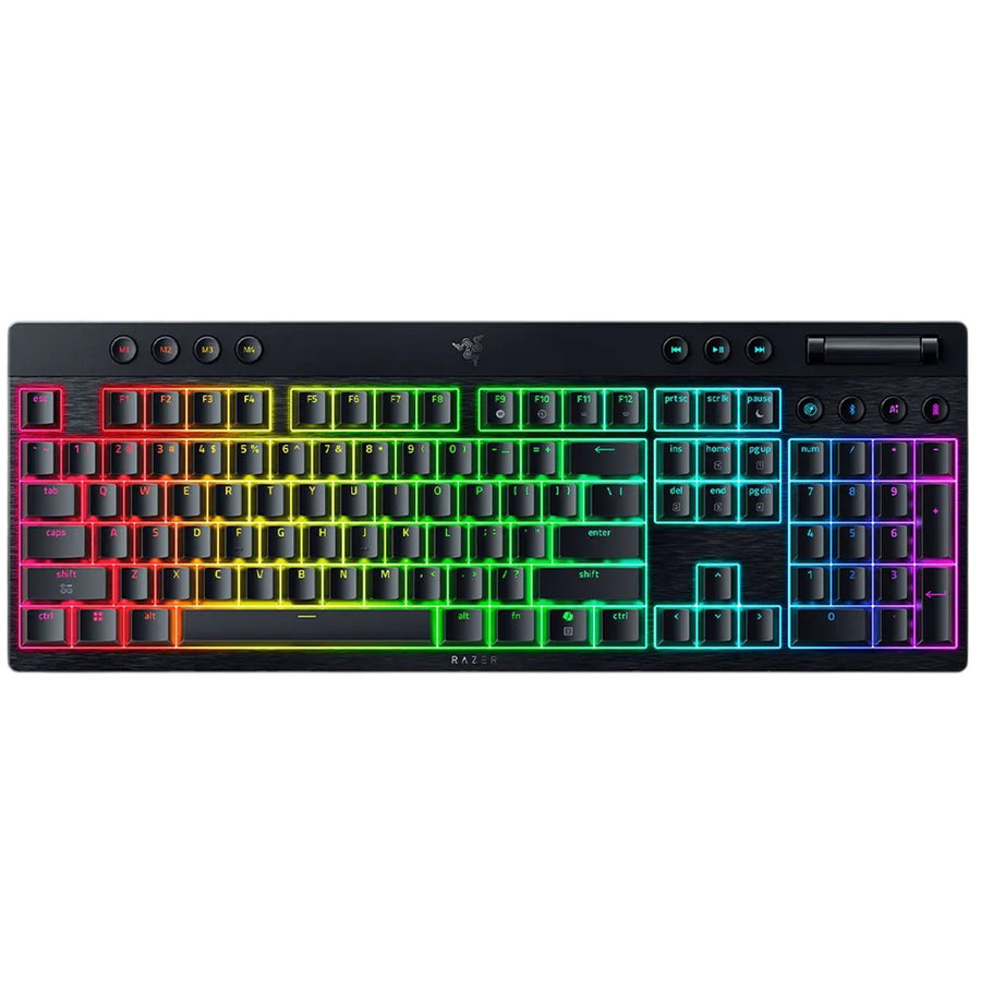 Razer BlackWidow v4 Low-profile Wireless Mechanical Gaming Keyboard - Razer Yellow Linear Switch