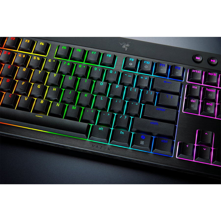 RZ03-05450500-R3M1 - RAZER BLACKWIDOW V4 LOW-PROFILE TENKEYLESS HYPERSPEED - WIRELESS LOW-PROFILE MECHANICAL GAMING KEYBOARD (GREEN CLICKY SWITCH) - US LAYOUT - FRML